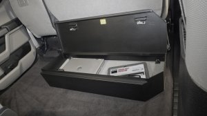 Ford F-250 Underseat Lockbox - Rear - Tuffy Products - 2/3 Length with Combo Lock - `17-`24